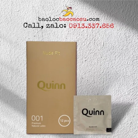 Bao cao su Quinn Fit 001 - Hộp 12 chiếc