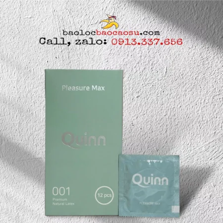 Bao cao su Quinn Pleasure Max 001 - Hộp 12 chiếc