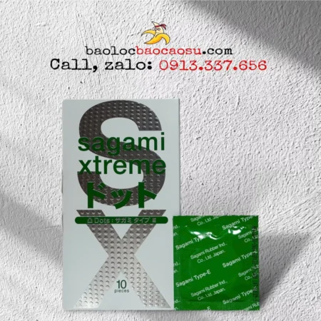 Bao cao su Sagami Xtreme White – Hộp 10 chiếc