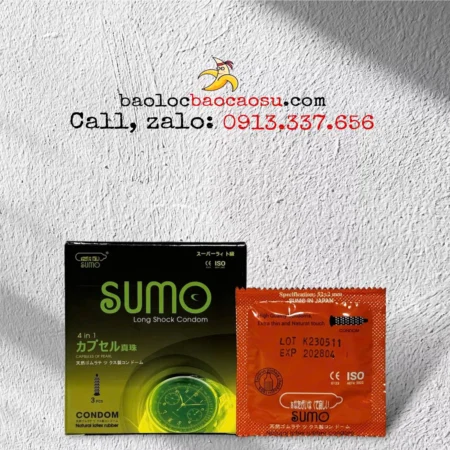 Bao cao su Sumo 4in1 – Hộp 3 chiếc