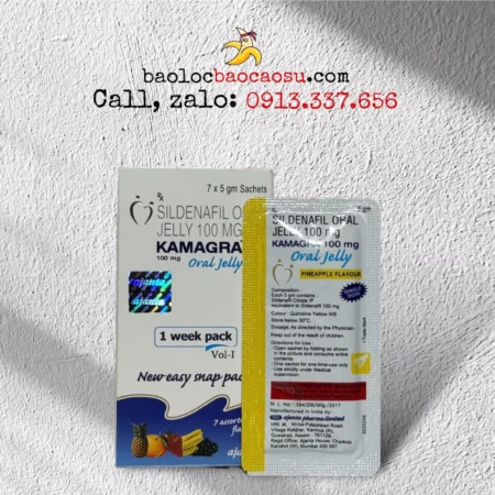 Kamagra Oral Jelly 100mg Cao Cấp - Lẻ 1 Gói