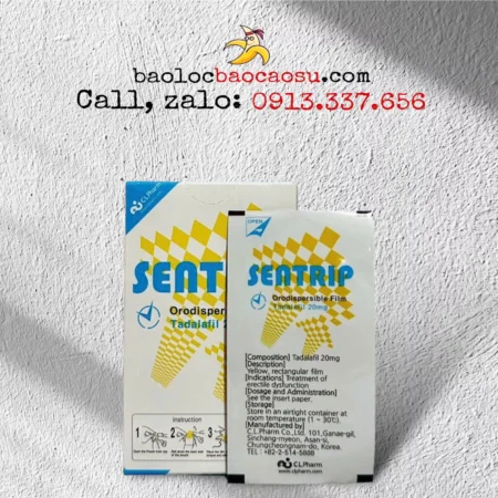 Tem cường dương Sentrip 20mg – Lẻ 1 tem