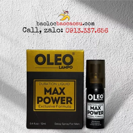 Xịt kéo dài Oleo Lampo Max Power