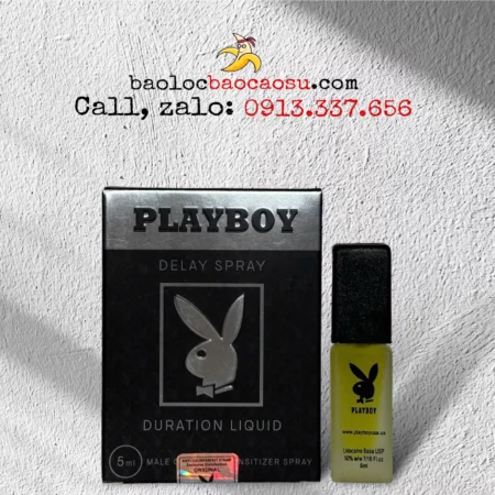 Xịt kéo dài Playboy đen