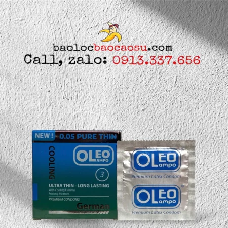 Bao cao su Oleo Long Lasting – Hộp 3 chiếc