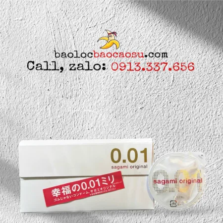 Bao cao su Sagami Original 001 - Hộp 5 chiếc
