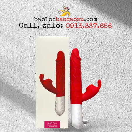 Dương vật giả V50 Pro rung, thụt, cù 7 chế độ