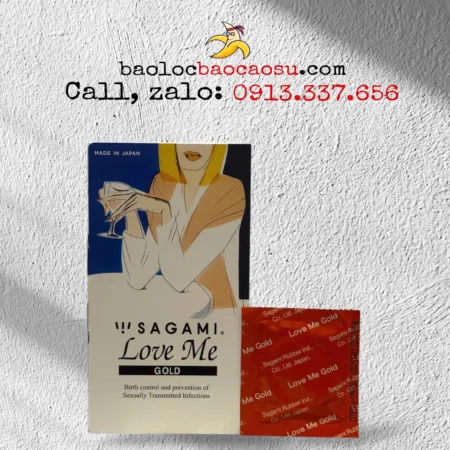 Bao cao su Sagami Love me - Hộp 10 chiếc