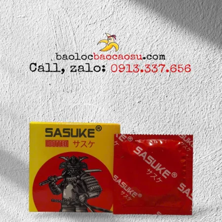 Bao cao su Sasuke Dotted - Hộp 3 chiếc