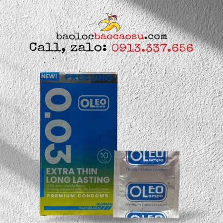 Bao cao su Oleo Long Lasting – Hộp 10 chiếc