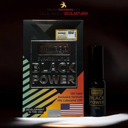 Xịt Bamboo Black Power Delay 15ml
