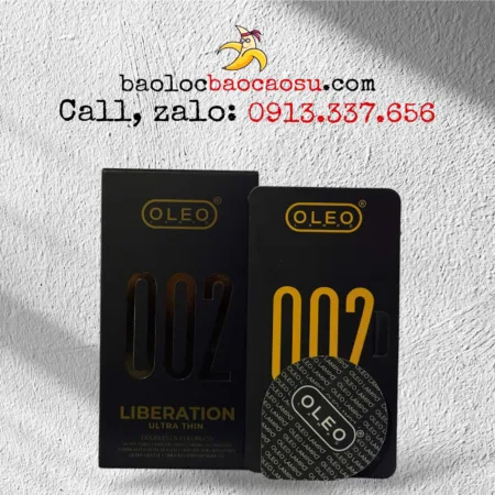 Bao cao su Oleo Liberation 0,02 – Hộp 10 chiếc