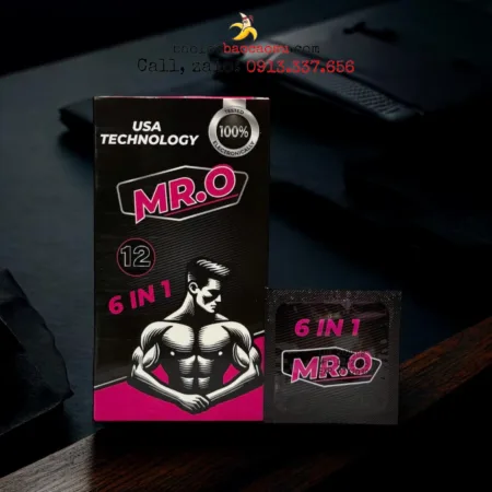 Bao cao su Mr.O 6in1 - Hộp 12 chiếc