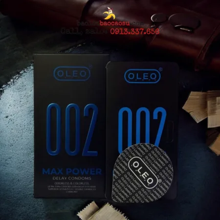 Bao cao su Oleo Max Power 0,02 – Hộp 10 chiếc
