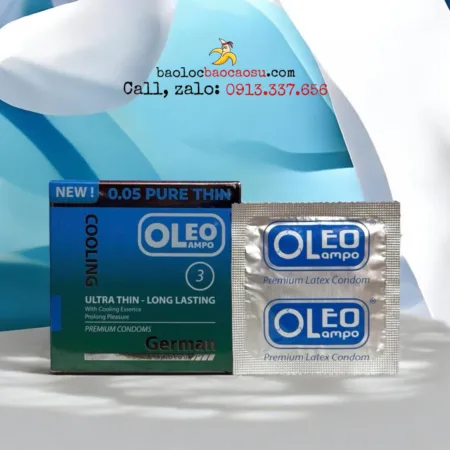 Bao cao su Oleo Cooling – Hộp 3 chiếc