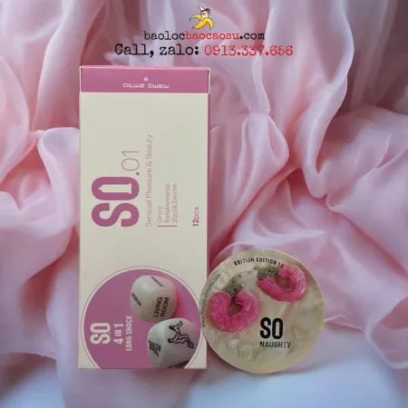 Bao cao su SO 4in1 – Hộp 12 chiếc