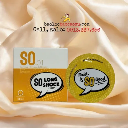 Bao cao su SO Long Sock – Hộp 3 chiếc