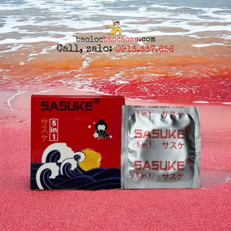 Bao cao su Sasuke 5in1 - Hộp 3 chiếc